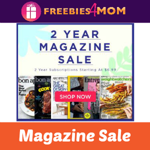2 Year Magazine Sale