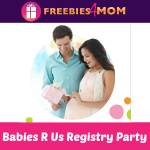 Free Registry Party at Babies R Us Saturday