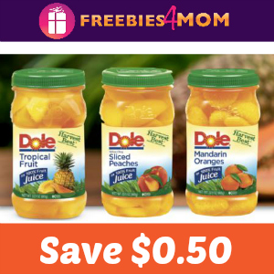 Coupon: Save $0.50 on one Dole Jarred Fruit