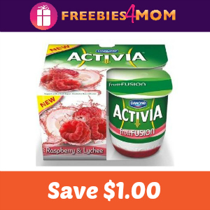 Coupon: $1.00 off one Activia Fruit Fusion