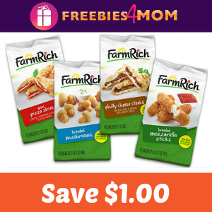 Coupon: $1.00 off any Farm Rich Snack