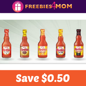 Coupon: Save $0.50 off Frank's RedHot Sauce