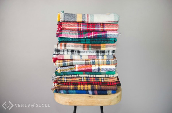 $12.95 Plaid Blanket Scarves (+ Free Shipping!)
