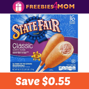 Coupon: Save $0.55 off any State Fair Corn Dog