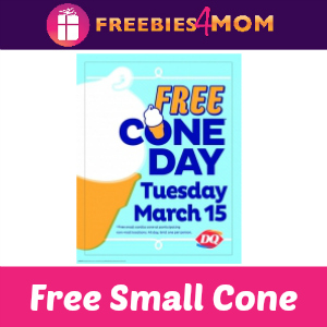 Free Cone Day at Dairy Queen March 15