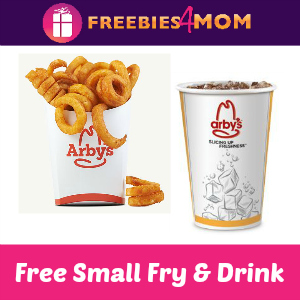 Free Small Fries & Drink with purchase at Arby's