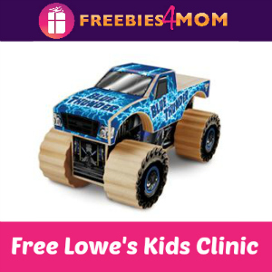 Free Monster Jam Kids Clinic at Lowe's March 12