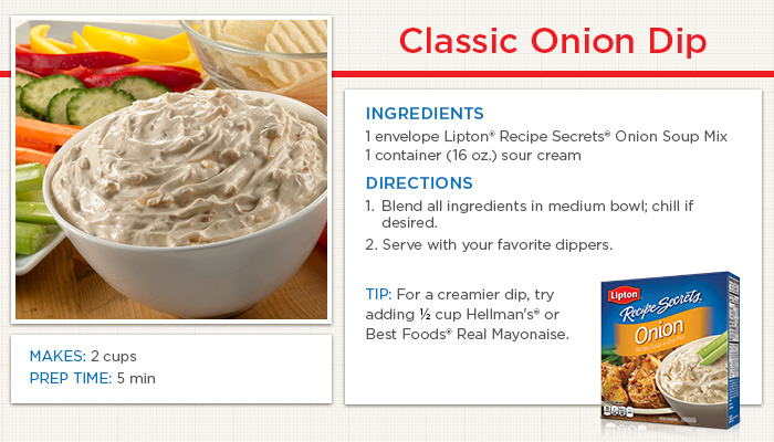 Classic Onion Dip Recipe