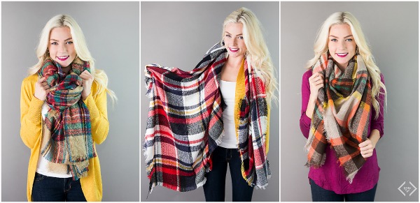 $12.95 Plaid Blanket Scarves (+ Free Shipping!)