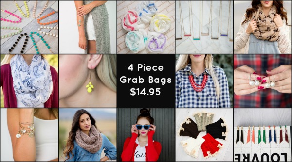 4 Piece Accessory Grab Bag $14.95 