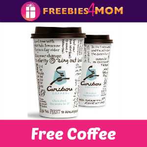 Free Caribou Coffee Sunday