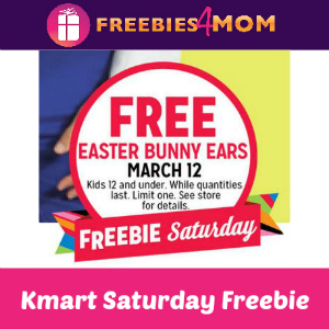 Free Easter Bunny Ears at Kmart Saturday