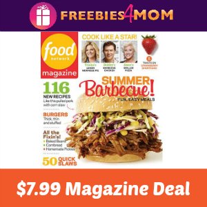 Magazine Deal: Food Network $7.99