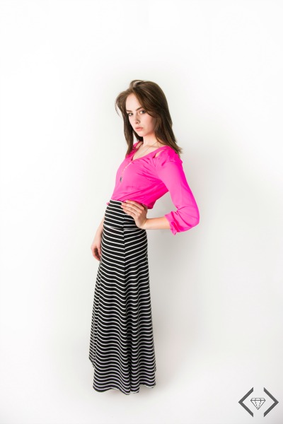 $12.95 Striped Maxi Skirt