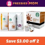 *Expired* Coupon: $3.00 off 2 Starbucks Coffee or K-Cups - Freebies 4 Mom