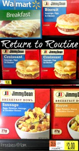 🌞Return to Routine with Jimmy Dean® Breakfasts at Walmart - Freebies 4 Mom