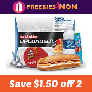 Coupon: Save $1.50 off 2 Lunchables Uploaded 