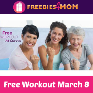 Free Workout at Curves March 8