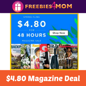 $4.80 Magazines for 48 Hours