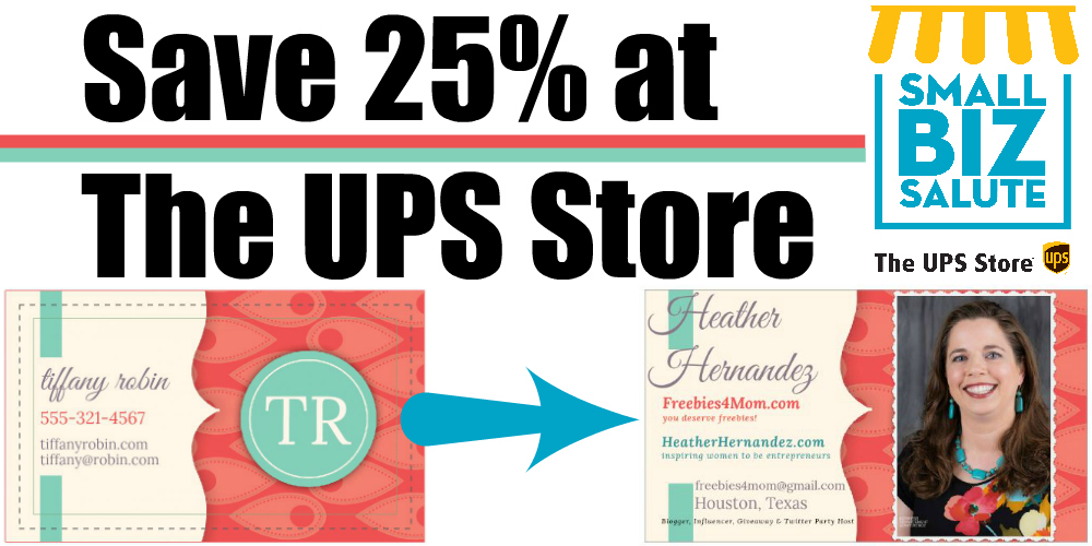 Save 25% at THE UPS STORE with this coupon code