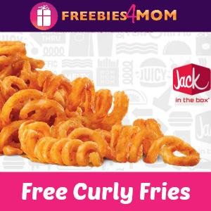 Free Medium Curly Fries at Jack in the Box