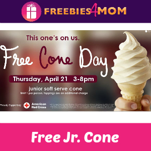 Free Ice Cream Cone at Carvel Today 3-8 PM