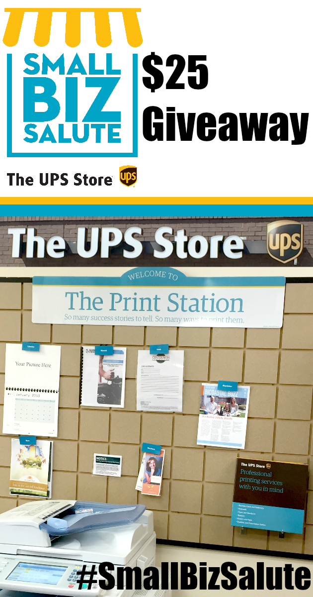 $25 The UPS Store Giveaway ~ 25% off Coupon Code #SmallBizSalute