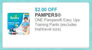 Pampers Easy Ups Coupon