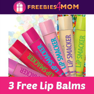 3 Free Lip Smacker Lip Balms