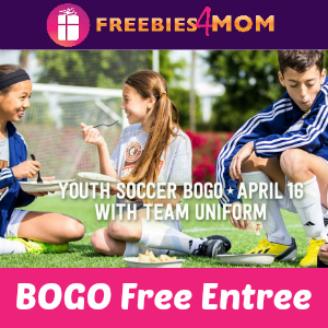 Chipotle BOGO Free for Youth Soccer Players