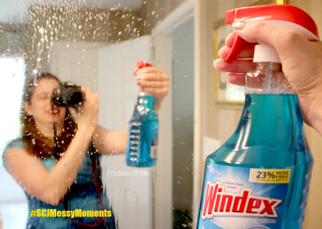 Spring Cleaning Bathroom Mirrors with Windex® Brand from Walmart