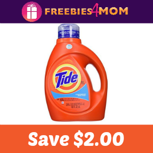 Coupon: Save $2.00 on one Tide 37 oz+
