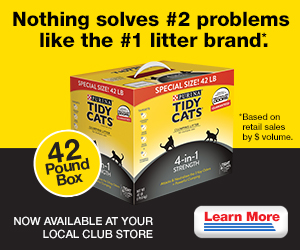 Tidy Cats cat litter now available at Costco