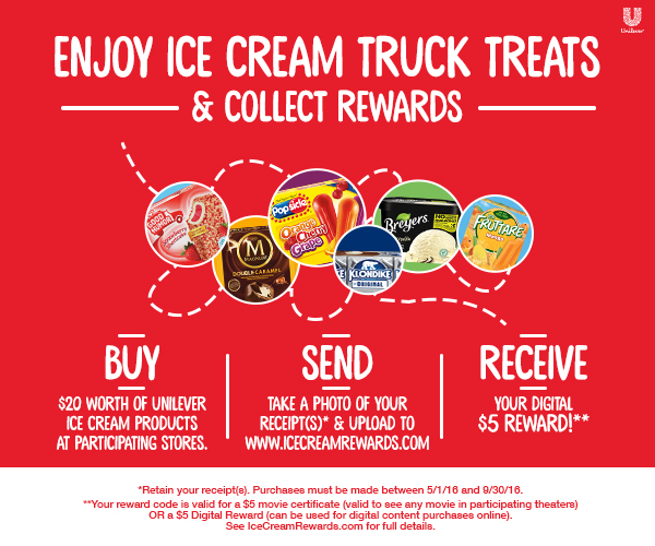 Ice Cream Truck Treats Sweepstakes and Rewards