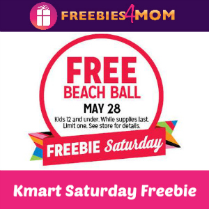 Free Beach Ball at Kmart Saturday