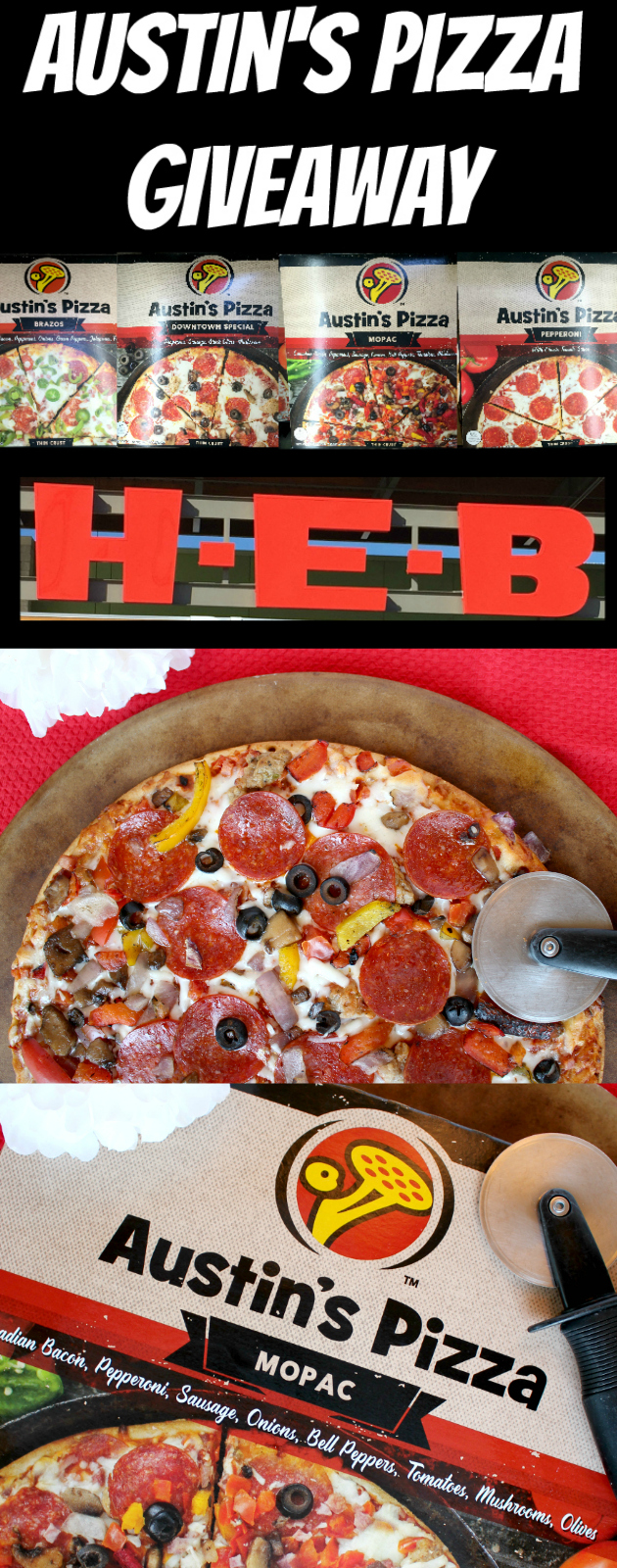 Free Austin's Pizza at H-E-B Giveaway *Texas Only*