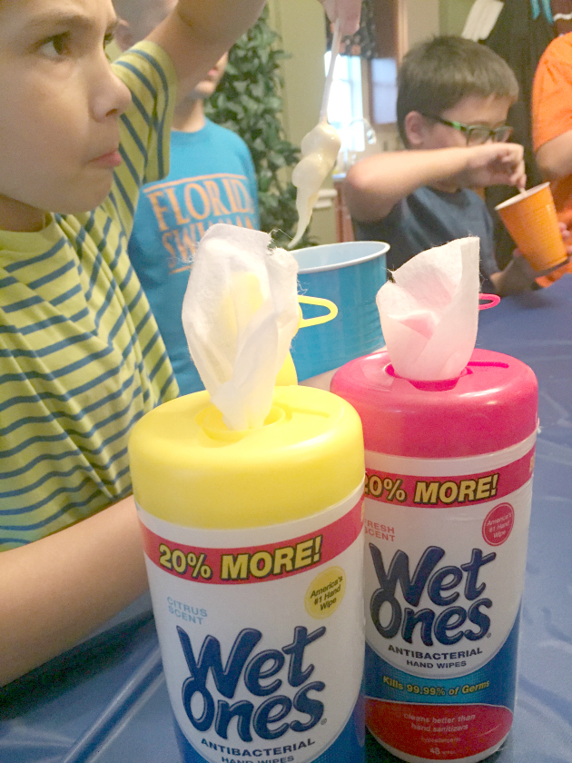Summer Fun & Clean with Wet Ones® and kids science experiments