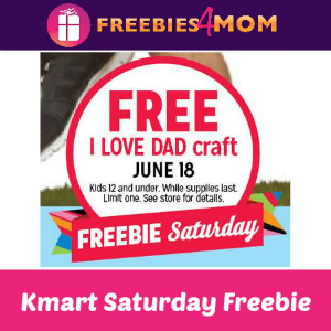 Free I Love Dad Craft at Kmart