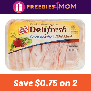 Coupon: Save $0.75 on 2 Oscar Mayer Lunch Meat
