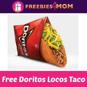 Free Doritos Locos Taco at Taco Bell June 21