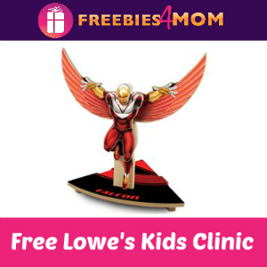 Free Marvel Falcon Kids Clinic at Lowe's July 9