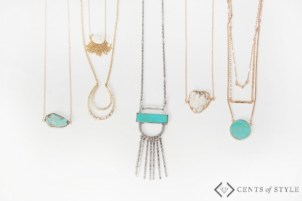 50% off Marble or Turquoise Jewelry
