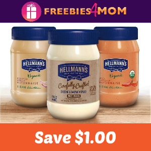 Coupon: Save $1.00 off one Hellmann's Mayonnaise