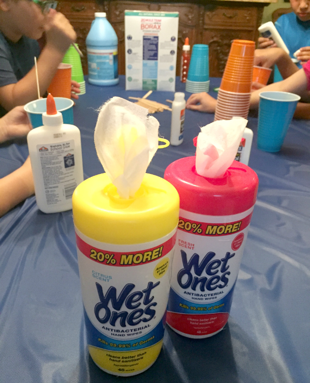 Summer Fun & Clean with Wet Ones® and kids science experiments