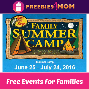 Free Family Summer Camp at Bass Pro Shops