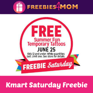 Free Summer Fun Temporary Tattoos at Kmart 
