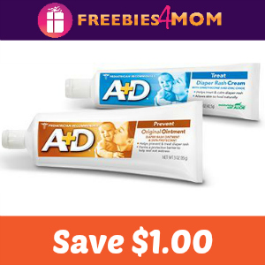 Coupon: $1.00 off any one A+D product