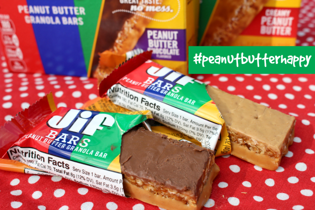 Get #peanutbutterhappy with Jif® Flavored Spreads and Jif™ Bars at Walmart