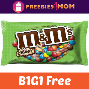 Coupon: B1G1 Free M&M's Crispy Chocolate