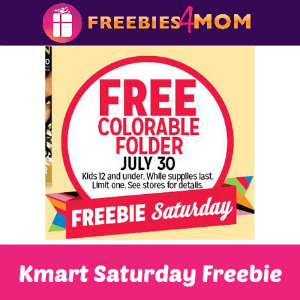 Free Colorable Folder at Kmart